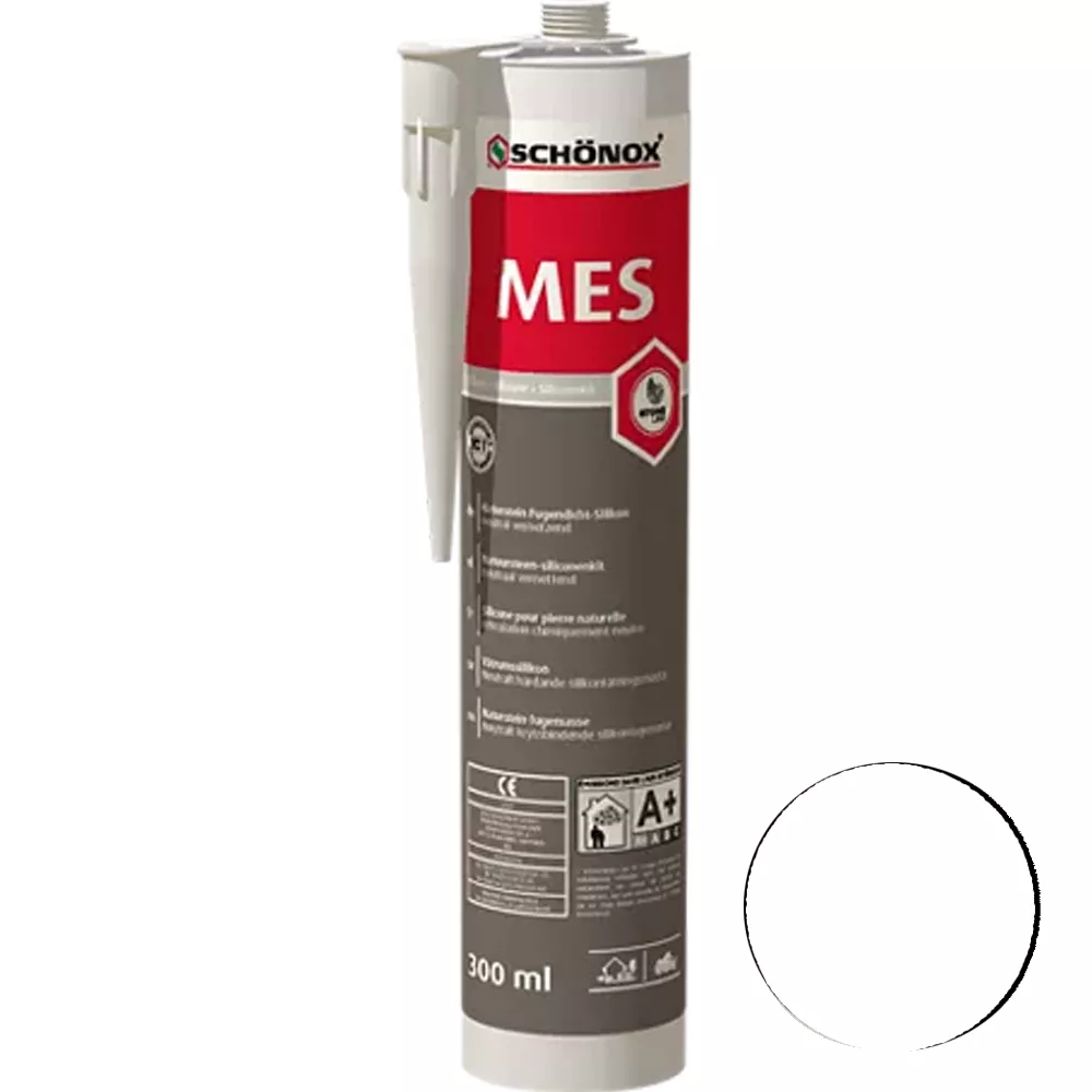 Schönox MES márvány fugatömítő szilikon fehér 300ml