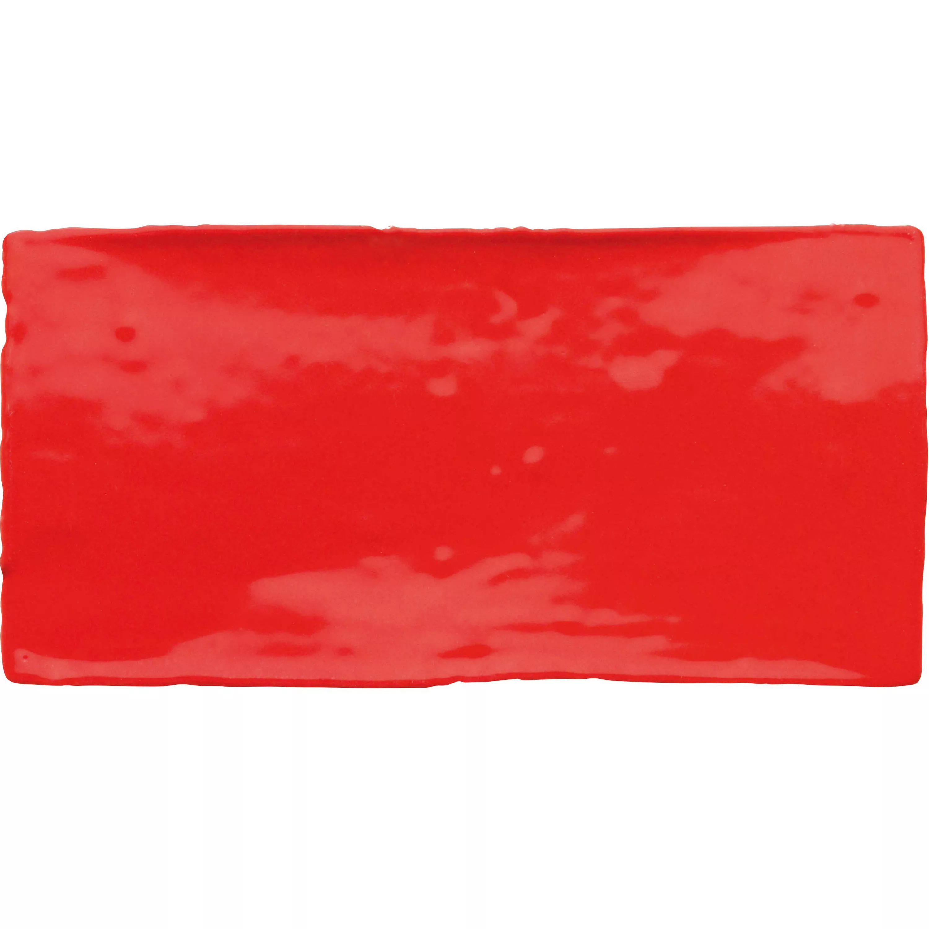 Fali Csempe Algier Kézzel Készített 7,5x15cm Piros