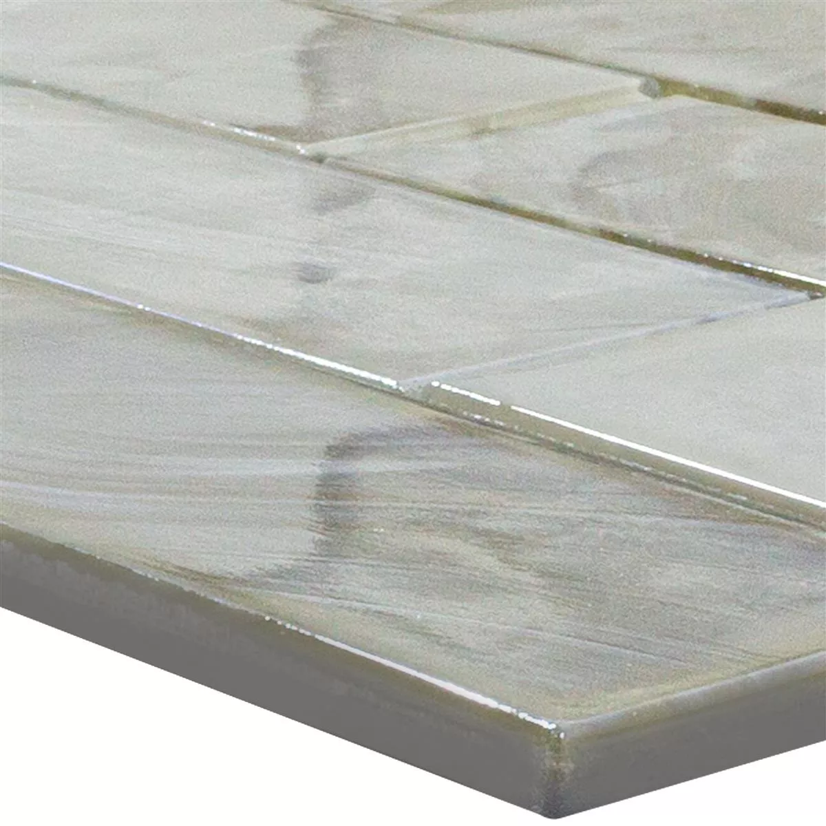 Üvegmozaik Csempék Andalucia Brick Szürke Üvegmozaik Csempék Andalucia Brick Szürke