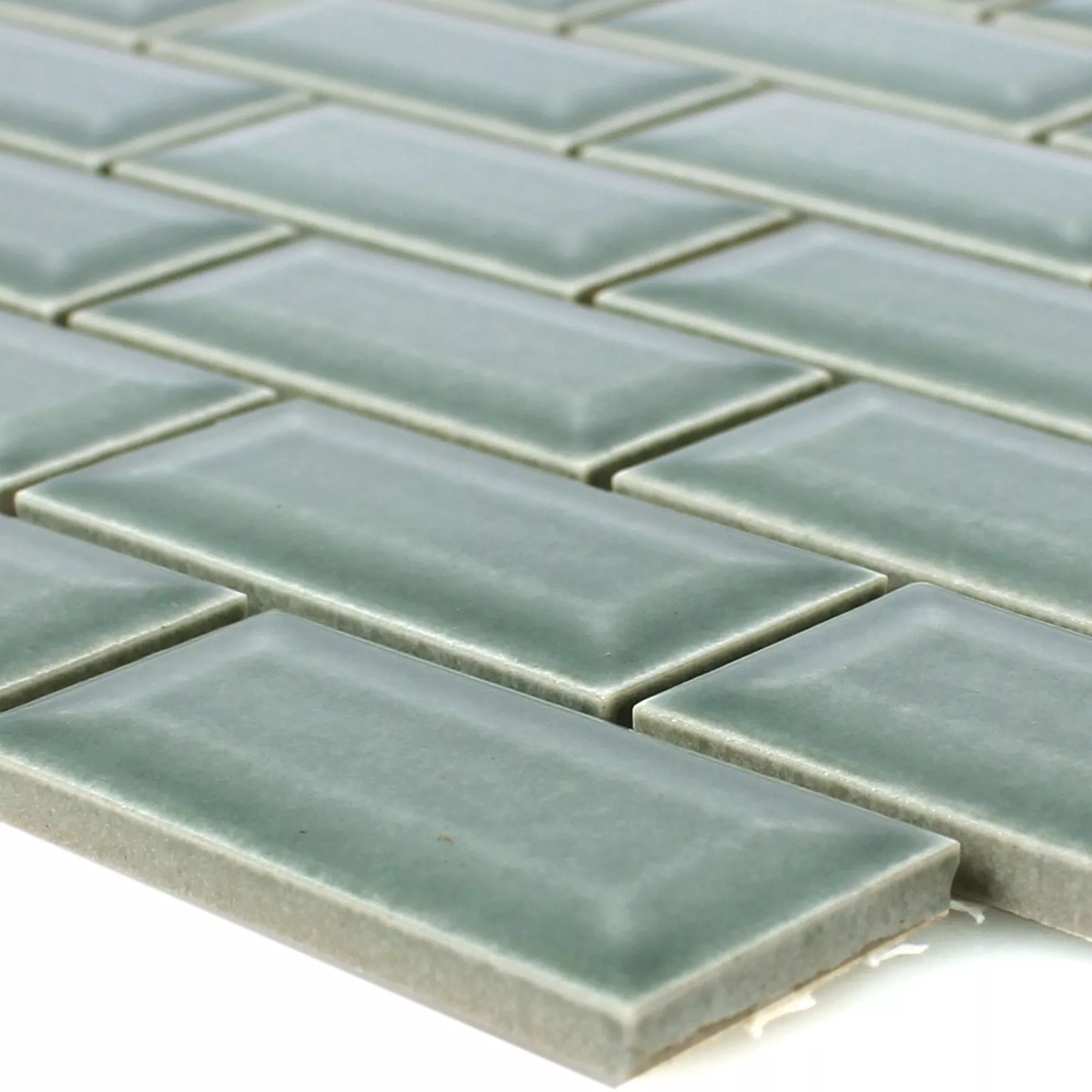 Kerámia Mozaik Metro Fazetta Picton Petrol Csillogó Kerámia Mozaik Metro Fazetta Picton Petrol Csillogó