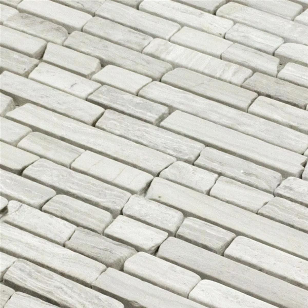 Mozaik Csempe Üveggolyó Brick Stanley Szürke