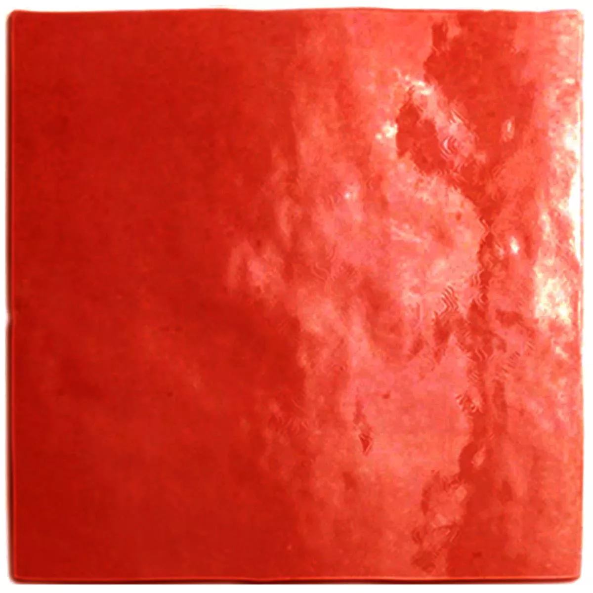 Fali Csempe Rebecca Hullámos Piros 16,2x16,2cm