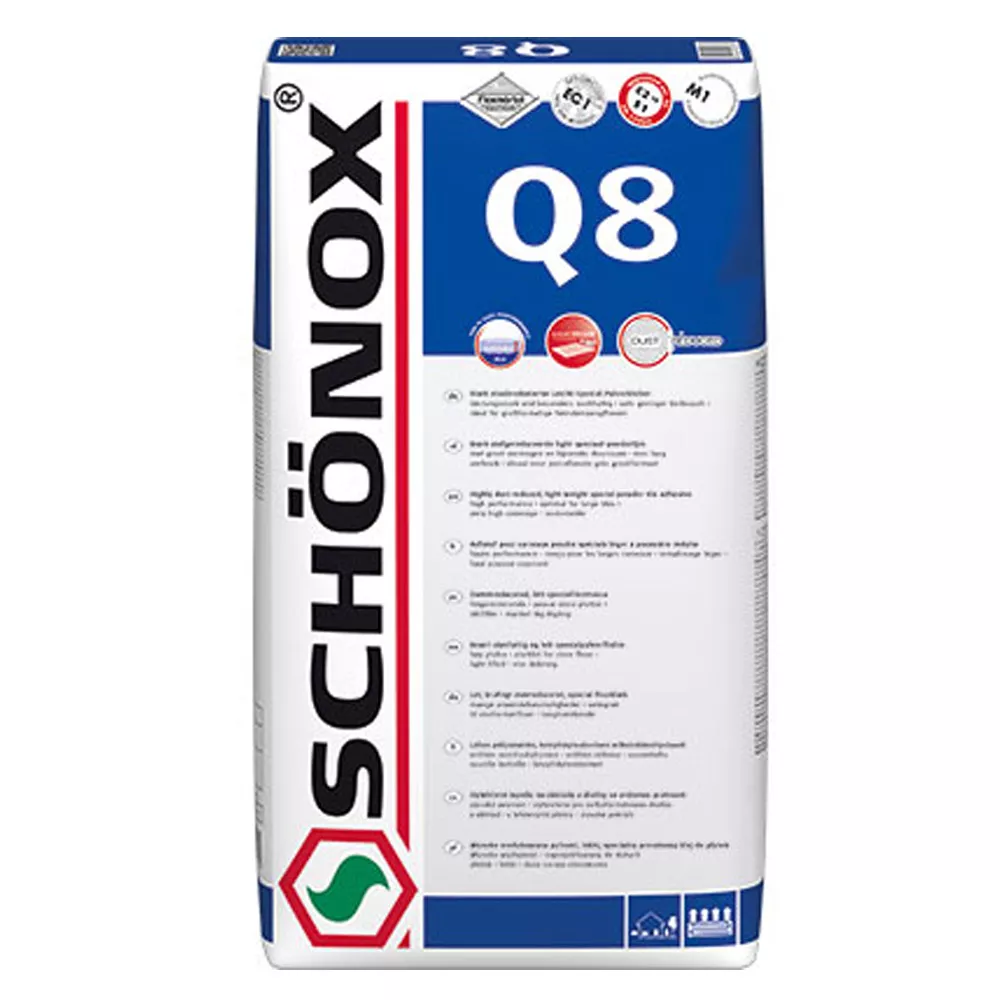 Schönox Q8 csemperagasztó - kőedény mozaik, finom kőedény, medenceburkolatok (15 kg) Schönox Q8 csemperagasztó - kőedény mozaik, finom kőedény, medenceburkolatok (15 kg)