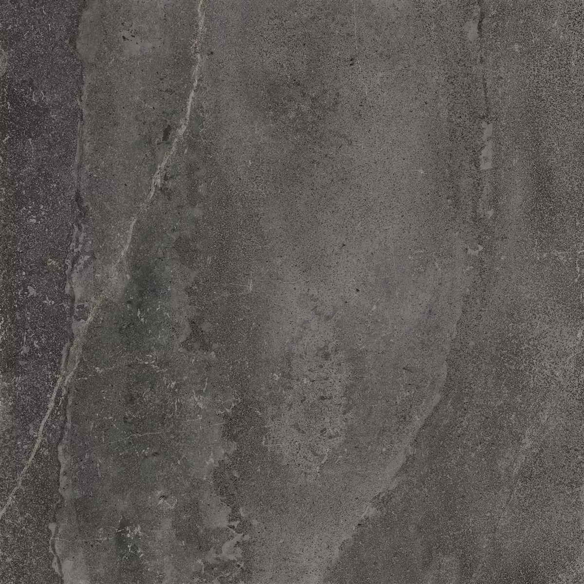 Padlólapok Detmold Természetes Kő Megjelenés 60x60cm Antracit