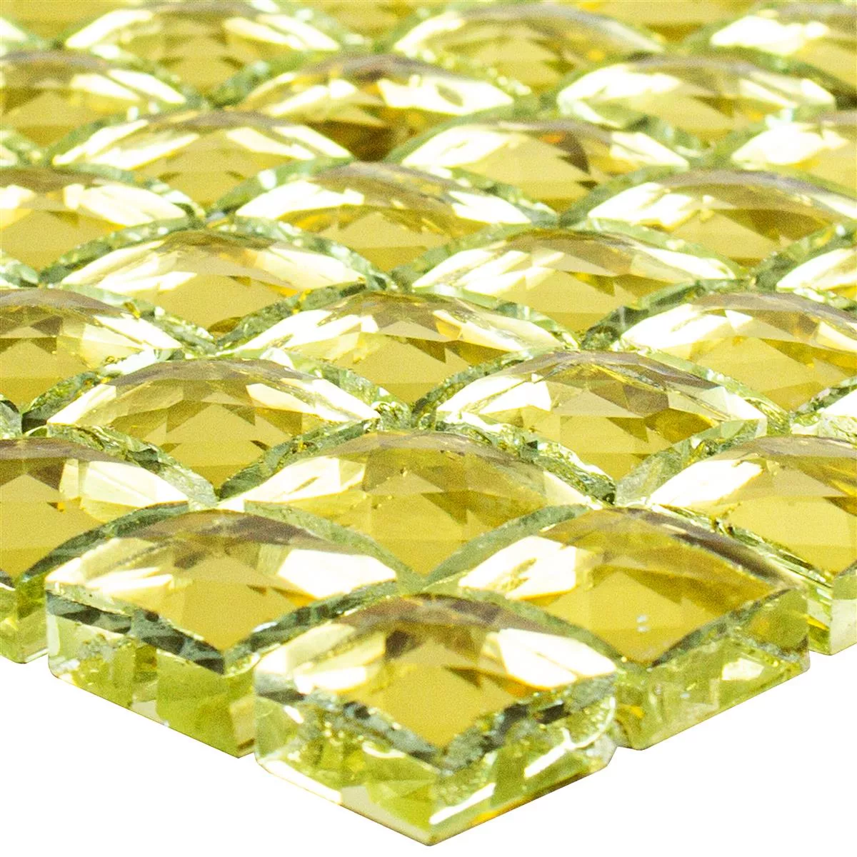 Üveg Mozaik Csempe Victoria Arany Négyzet 15