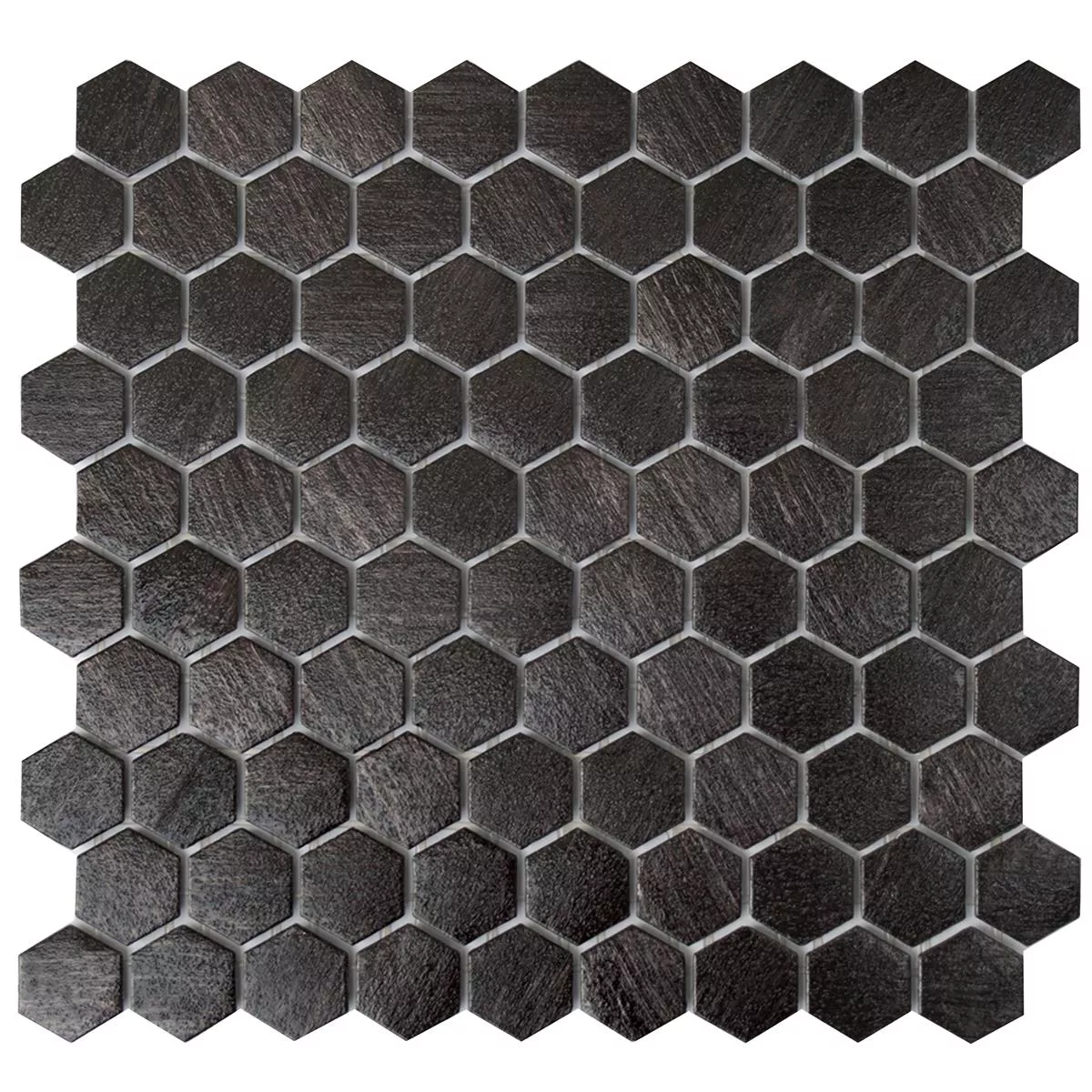 Üvegmozaik Csempék Trend-Vi Hexagonal 2104 Antracit