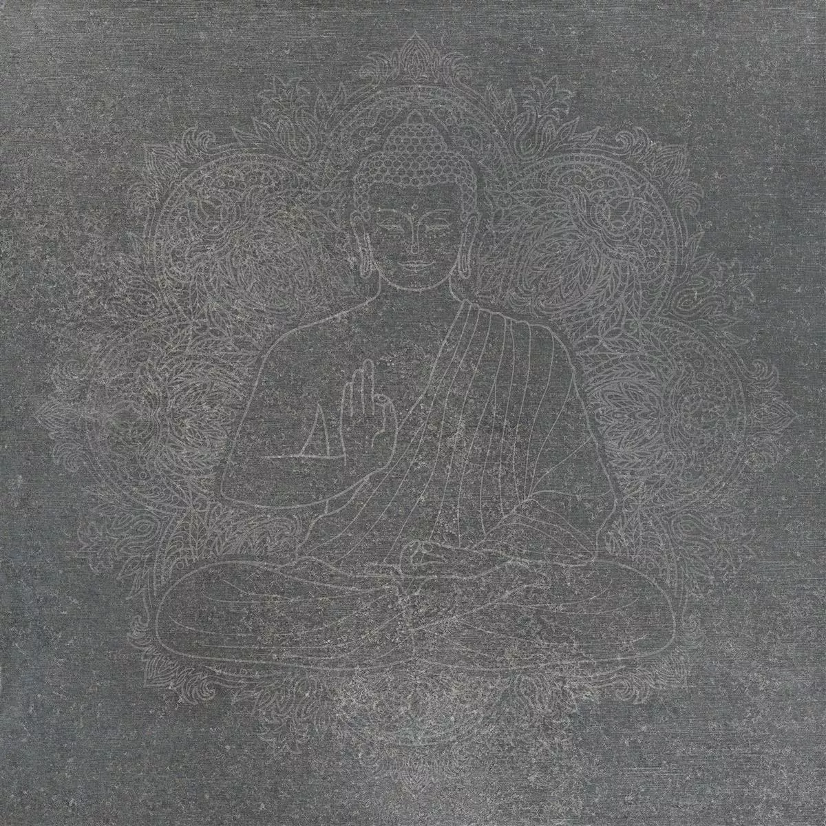 Padlólapok Kő Megjelenés Horizon Antracit Dekoráció Buddha