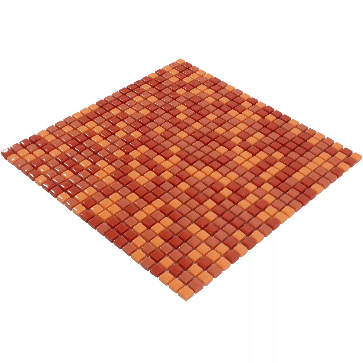 Üvegmozaik Csempék Delight Piros-Narancssárga Mix