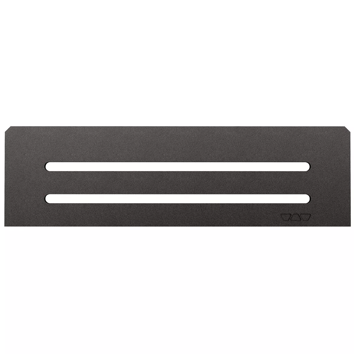 Schlüter téglalap alakú fali polc 30x8,7 cm Wave antracit