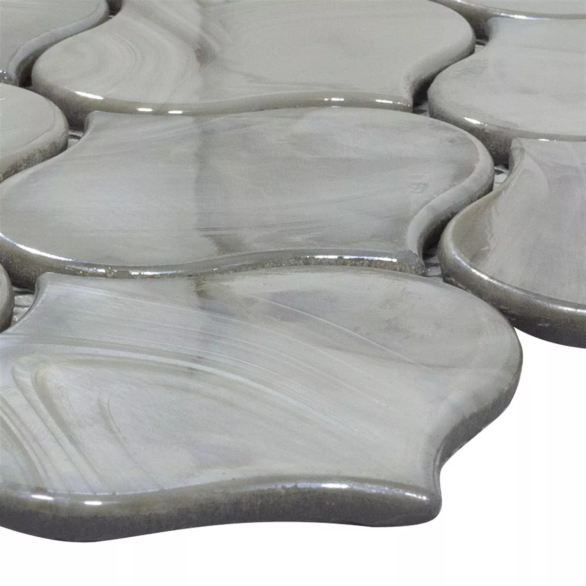 Üvegmozaik Csempék Andalucia Arabesque Szürke Üvegmozaik Csempék Andalucia Arabesque Szürke