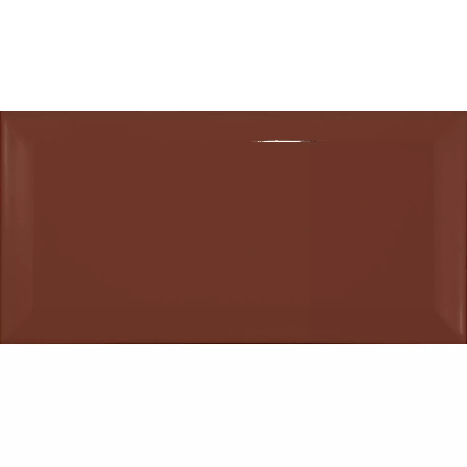 Metró csempe Barna Csillogó 7,5x15 cm Fazetta Pitcox Marron