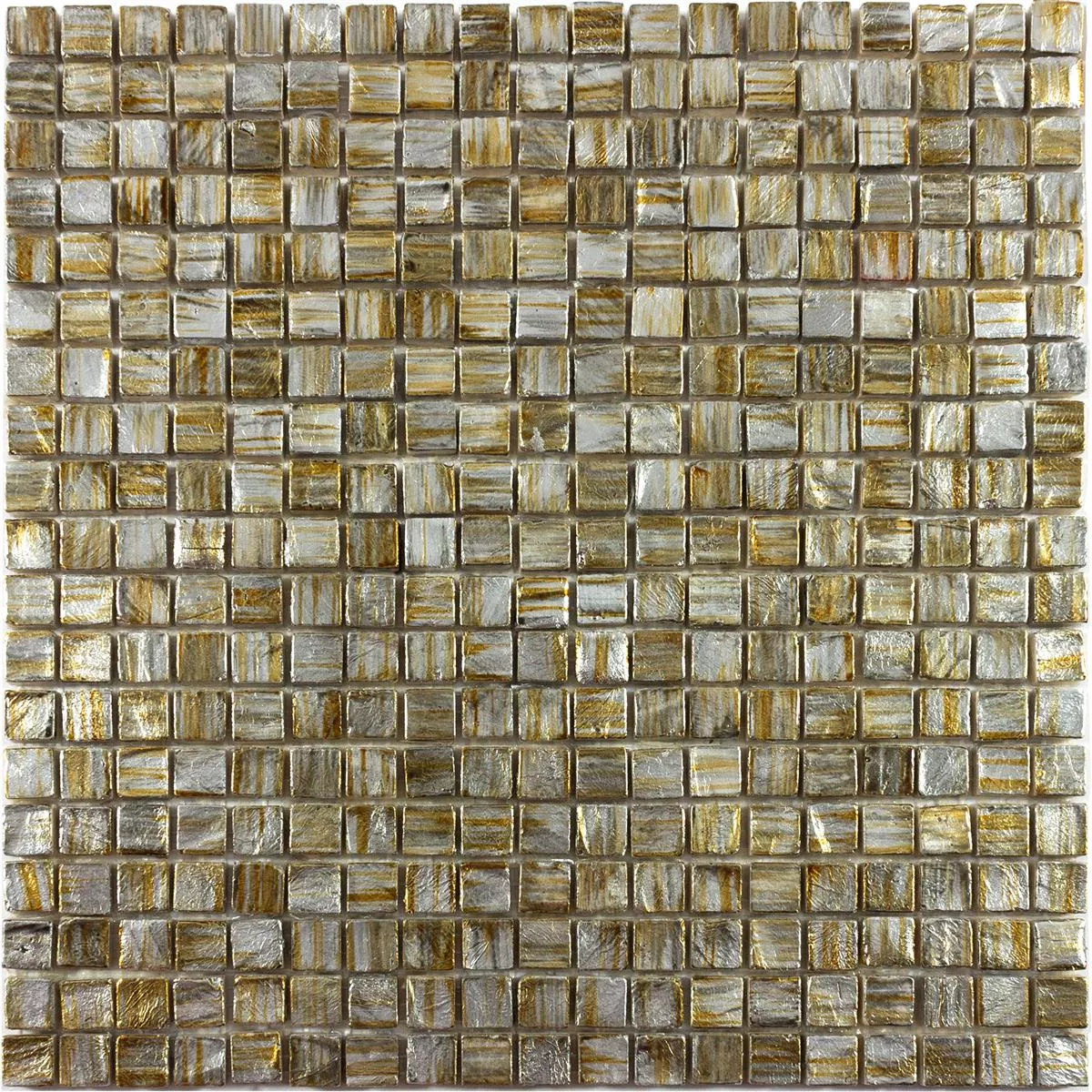 Természetes Kő Mozaik Csempe Honeylake Arany Ezüst