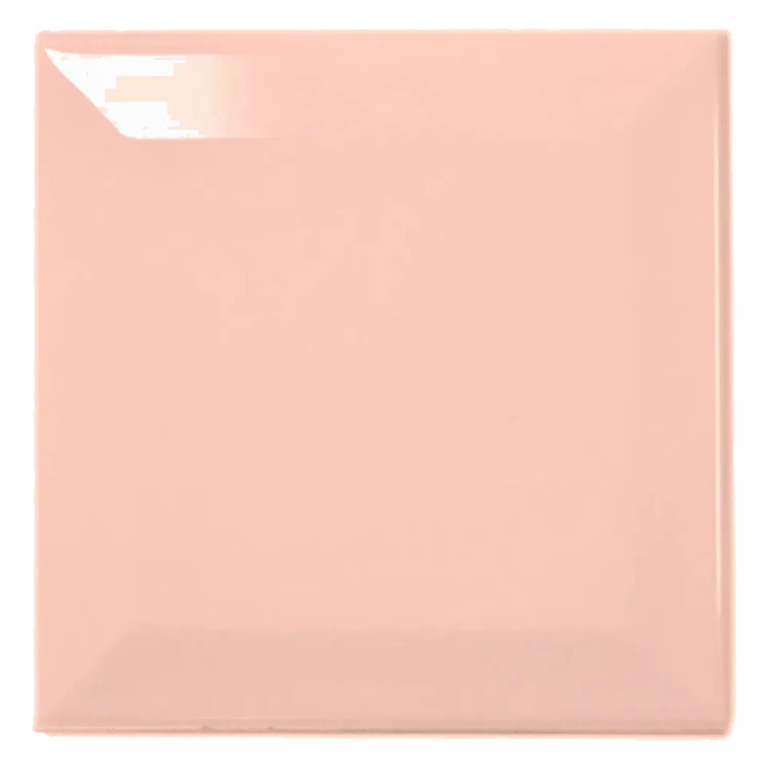 Metró csempe Narancssárga Csillogó 10x10 cm Fazetta Catarina Salmon