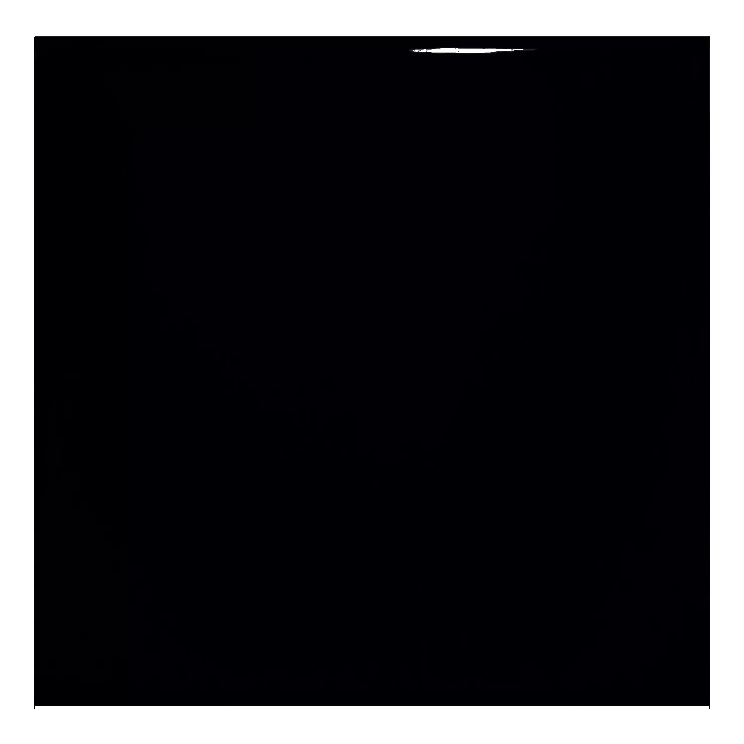 Metró csempe Fekete Csillogó 10x10 cm Fazetta Nélkül Freyburg Negro