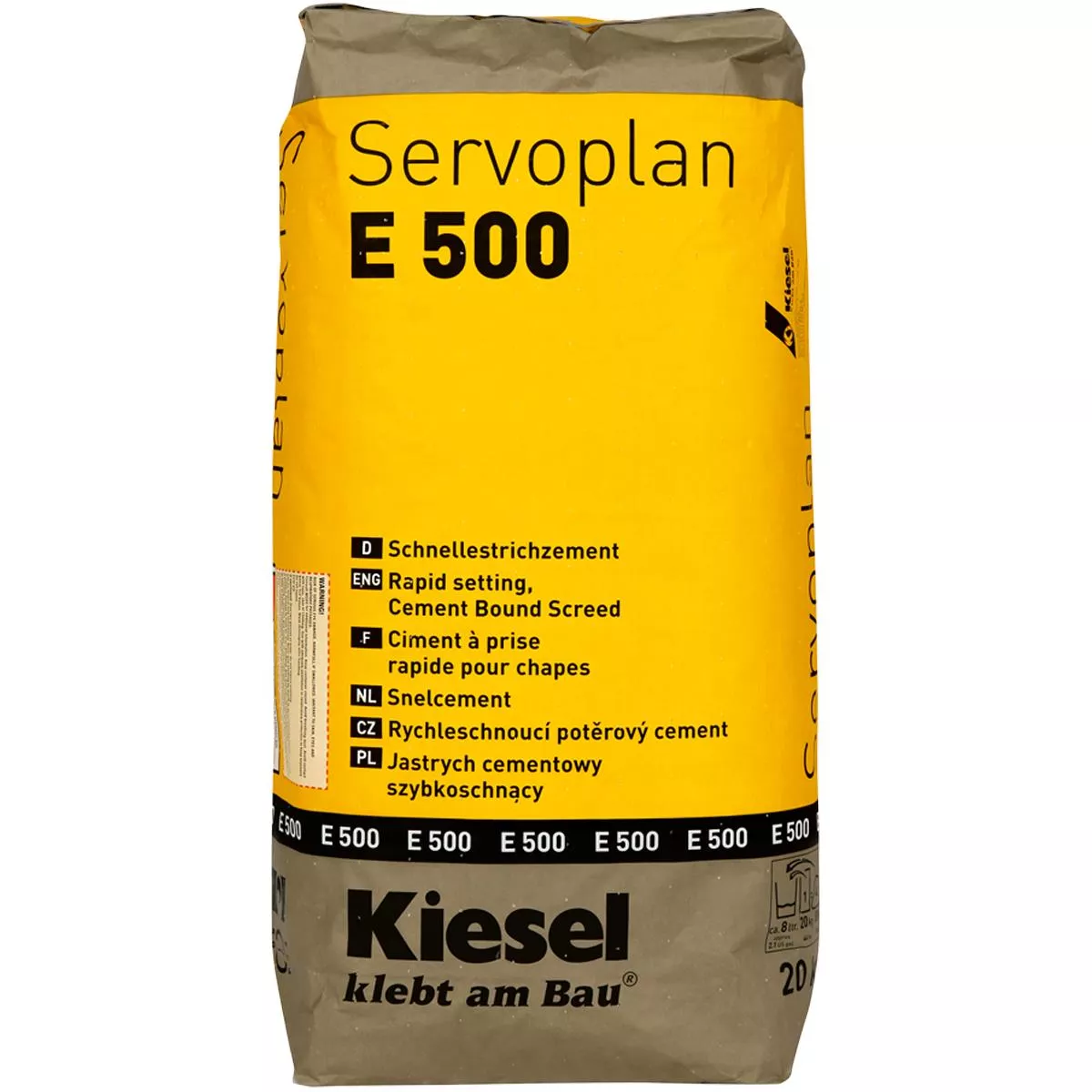 Kötőanyag gyorsesztrichekhez Kiesel Servoplan E 500 20 kg Kötőanyag gyorsesztrichekhez Kiesel Servoplan E 500 20 kg