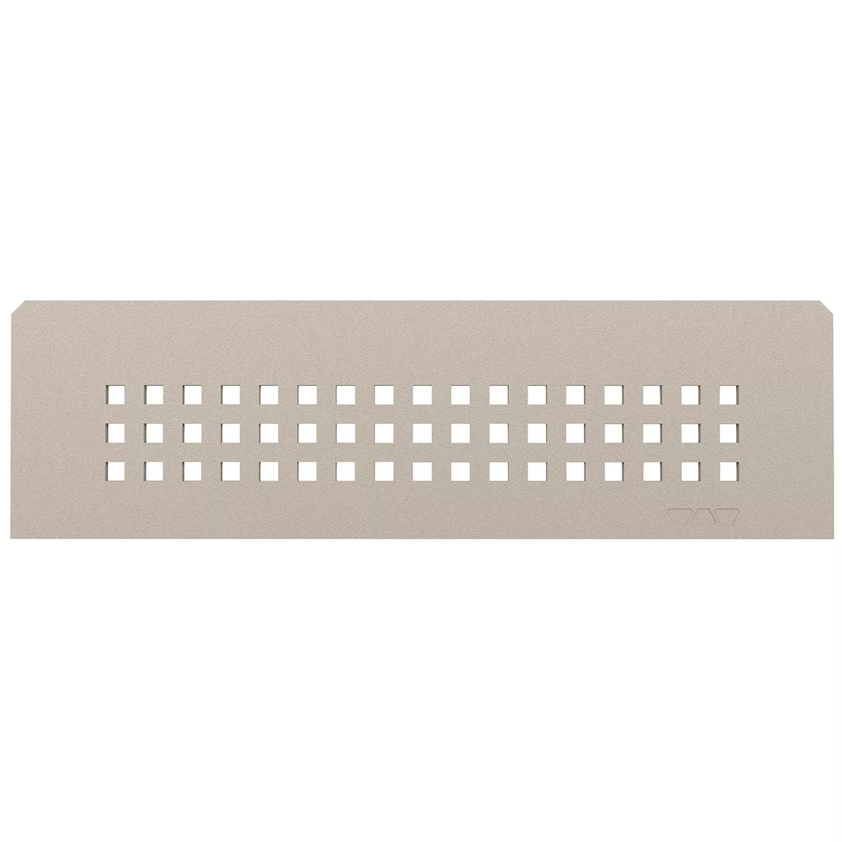 Schlüter téglalap alakú fali polc 30x8,7 cm, krémszínű négyzet alakú