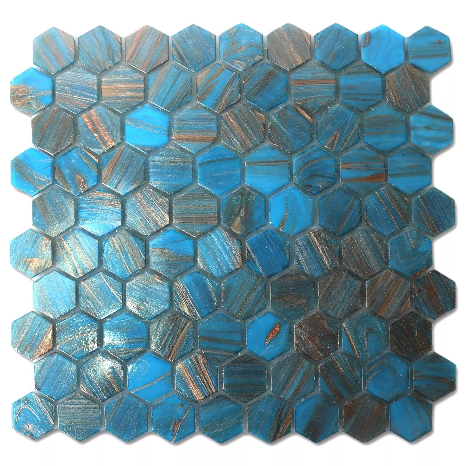 Mozaik Csempe Trend-Vi Üveg Hexagonal 242