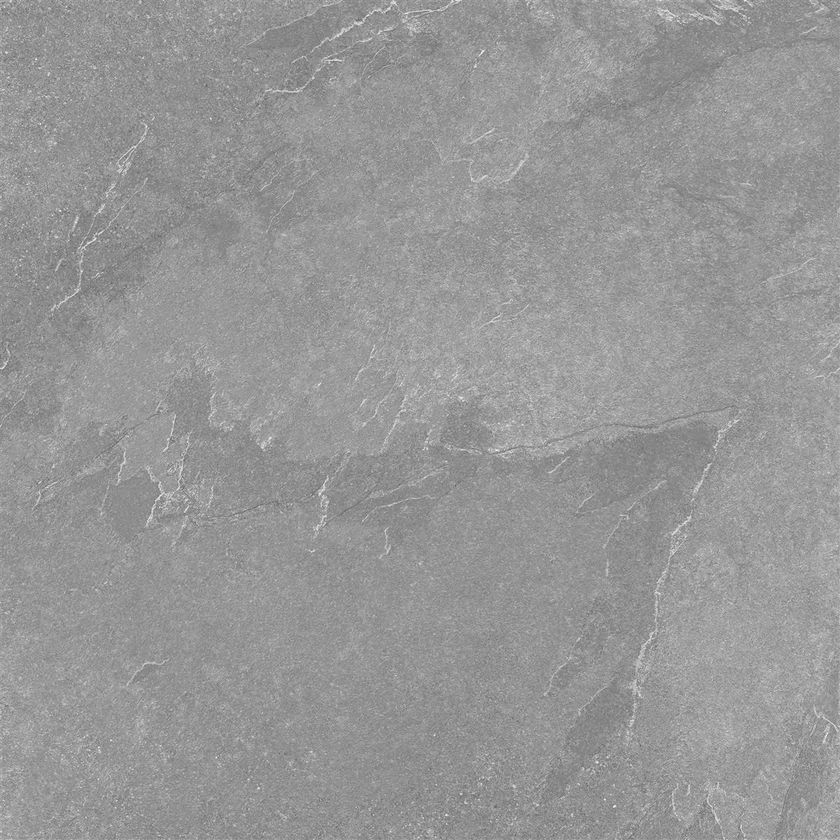 Padló Csempe Memphis Kő Megjelenés R10/B Antracit 60x60cm
