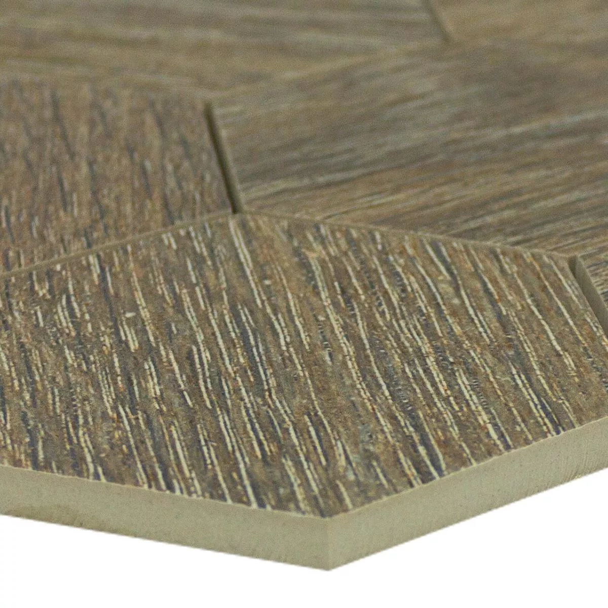 Porcelán Kőedény Mozaik Csempe Hatszög Straubing Barna Porcelán Kőedény Mozaik Csempe Hatszög Straubing Barna