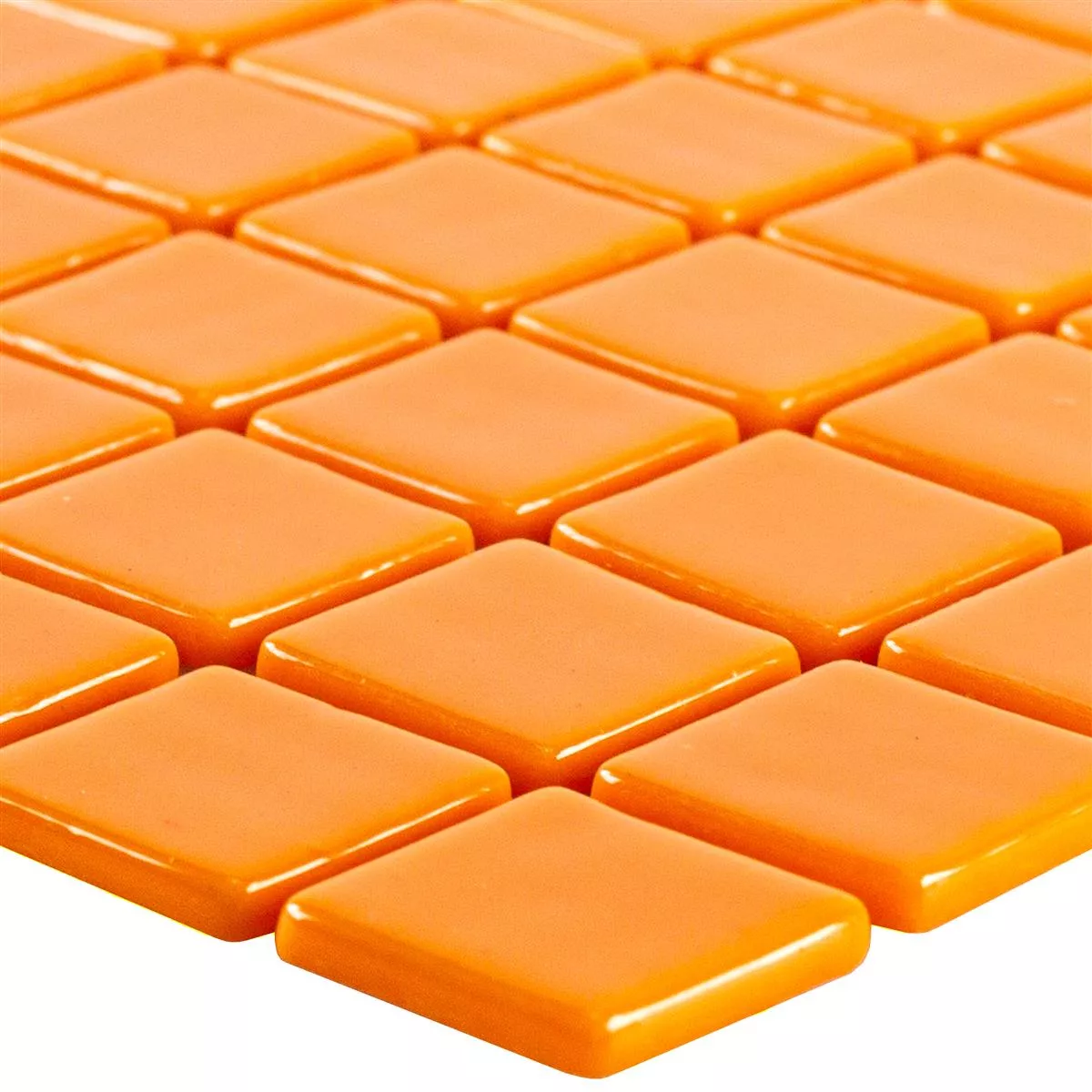 Üveg Pool Úszómedence Mozaik Pixley Narancssárga