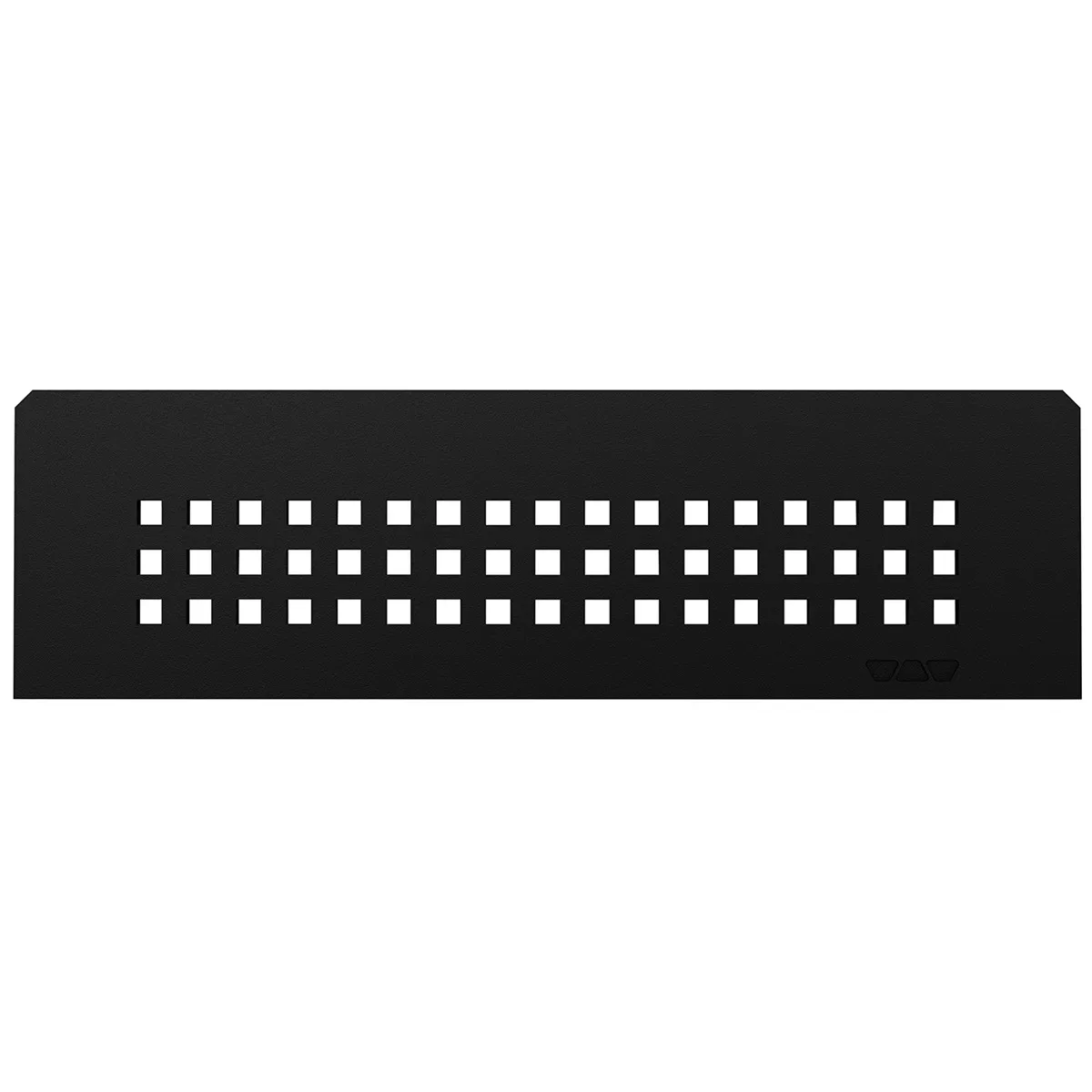 Schlüter téglalap alakú fali polc 30x8,7 cm, grafitszürke négyzet alakú
