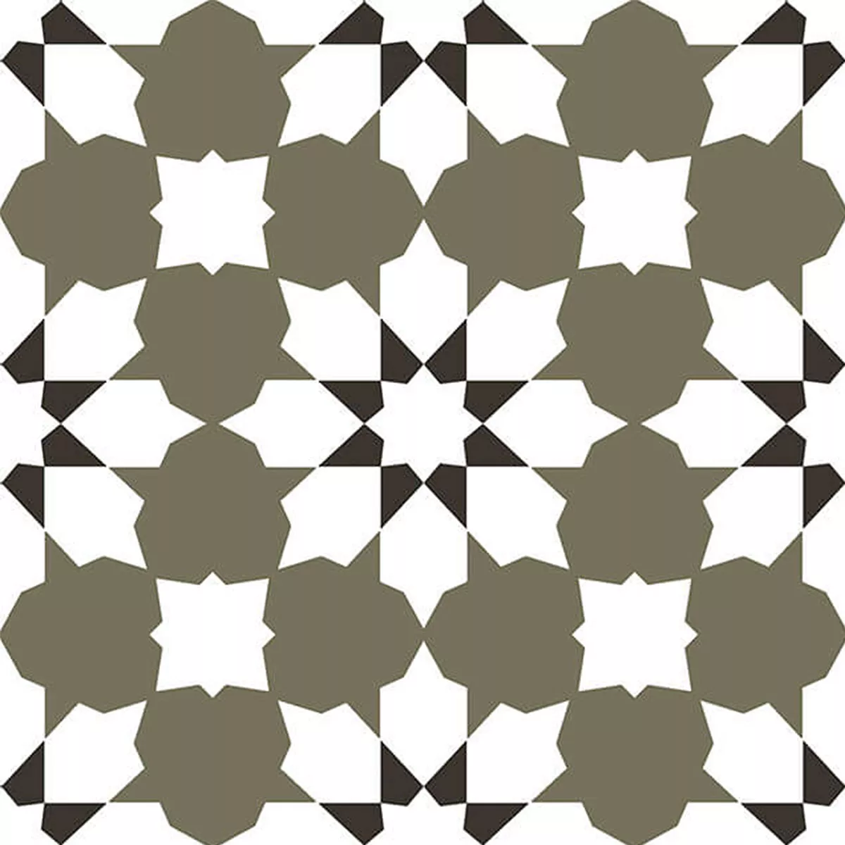 Porcelán Kőedény Csempék Samarkand Zöld 22,5x22,5cm Porcelán Kőedény Csempék Samarkand Zöld 22,5x22,5cm