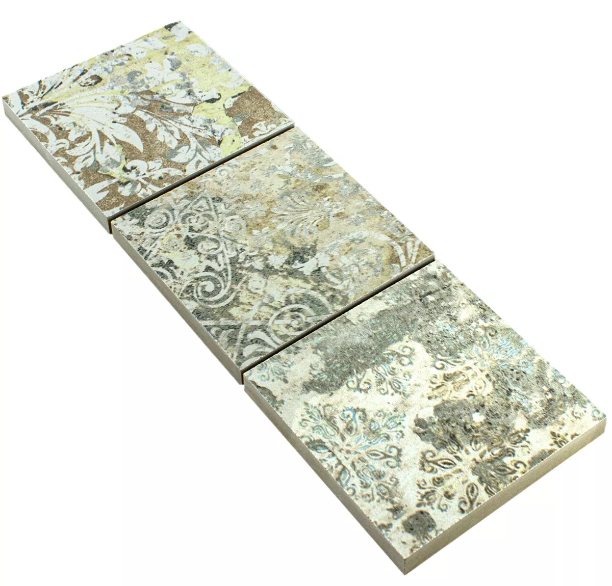 Porcelán Kőedény Csempék Határ Pelican Élénk Színű 95x95mm