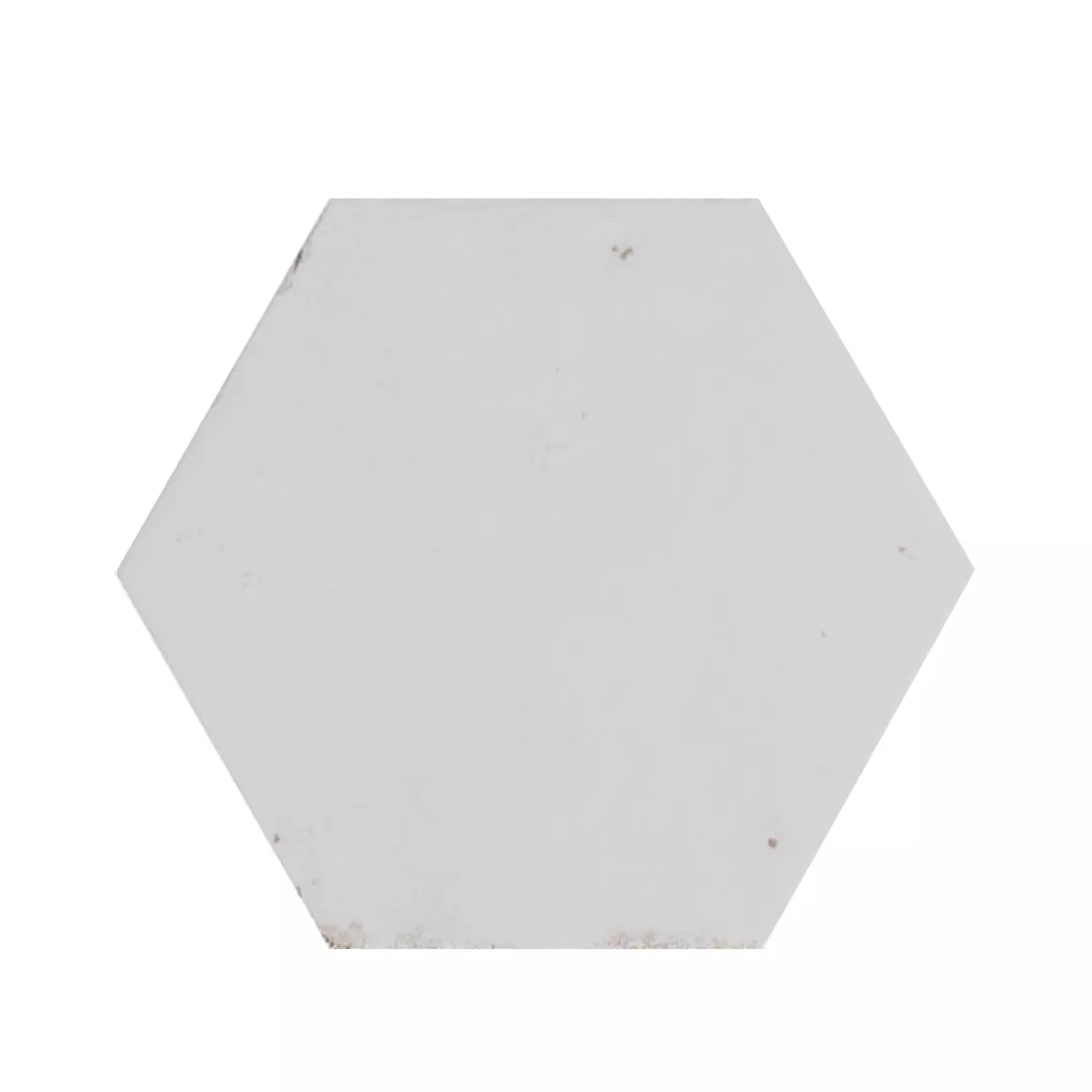Lorino Fehér Csillogó Hatszög 18,2x21 cm
