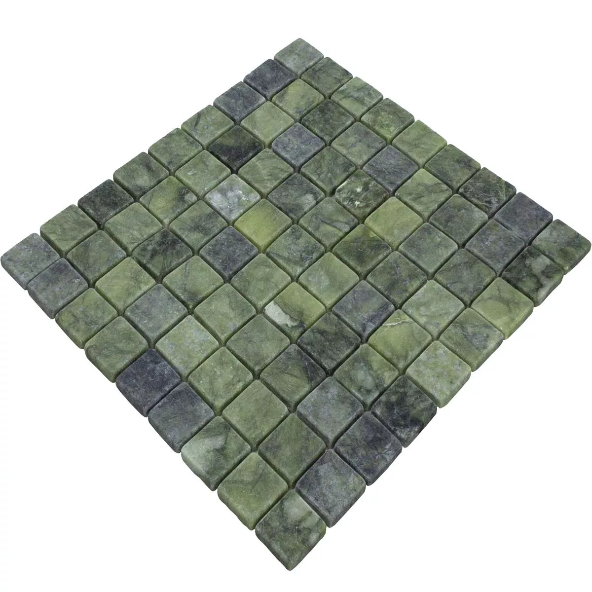 Üveggolyó Természetes Kő Mozaik Csempék Valendria Verde Zöld