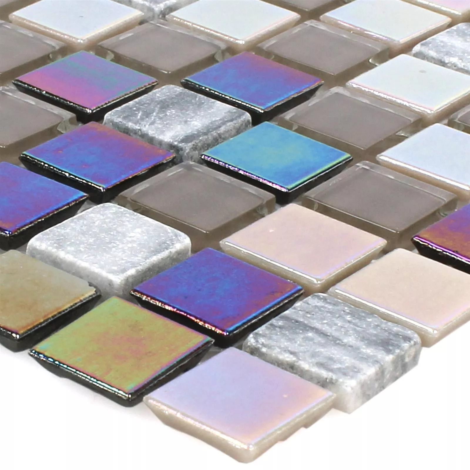 Mozaik Csempe Tallinn Üveggolyó Üveg Gyöngyház Szürke Barna Mozaik Csempe Tallinn Üveggolyó Üveg Gyöngyház Szürke Barna