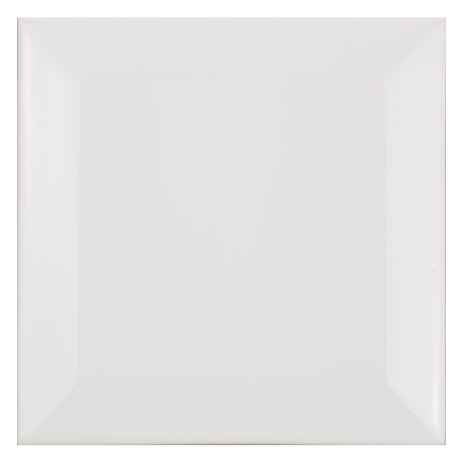 Metró csempe Fehér Deres 10x10 cm Fazetta Catarina Blanco