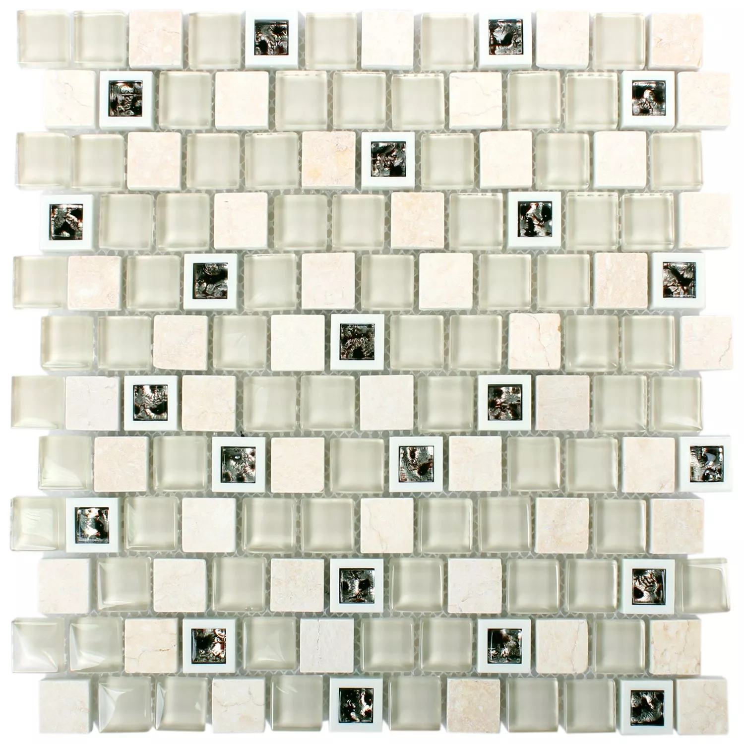 Üveg Műanyag Természetes Kő Mozaik Historico Bézs Mix