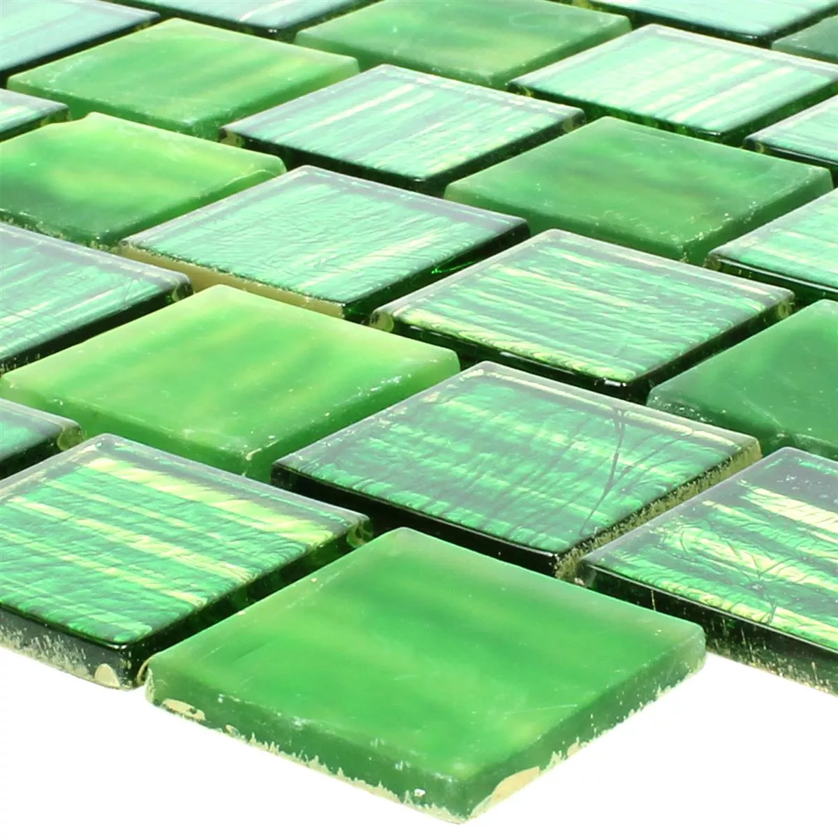 Üvegmozaik Csempék Lanzarote Zöld Keskeny