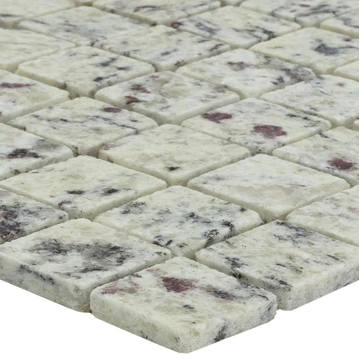 Mozaik Csempe Gránit 23x23x8mm Kashmir Fehér Mozaik Csempe Gránit 23x23x8mm Kashmir Fehér