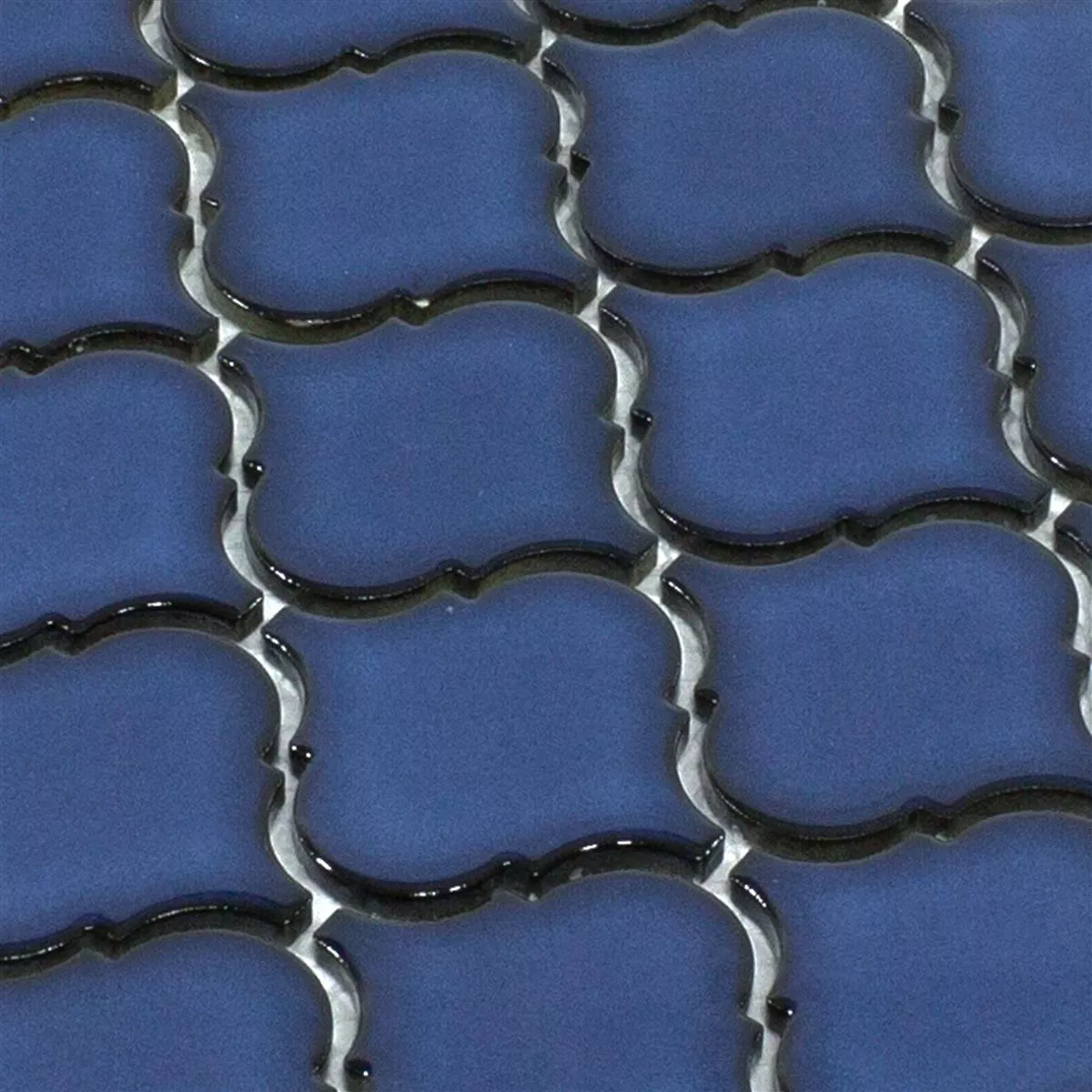 Fazekasság Mozaik Csempe Asmara Arabesque Kék