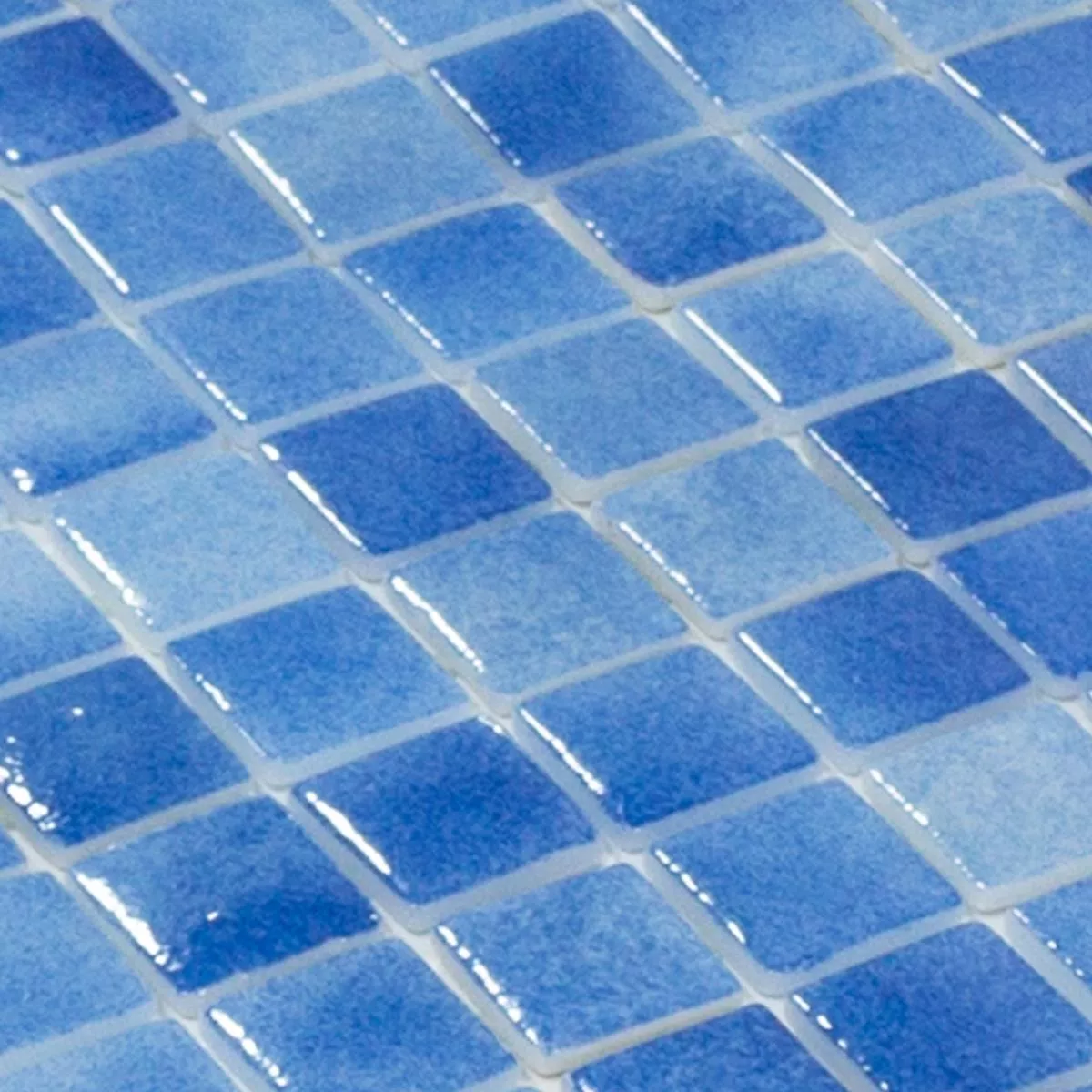 Üveg Medence Pool Mozaik Lagoona Kék