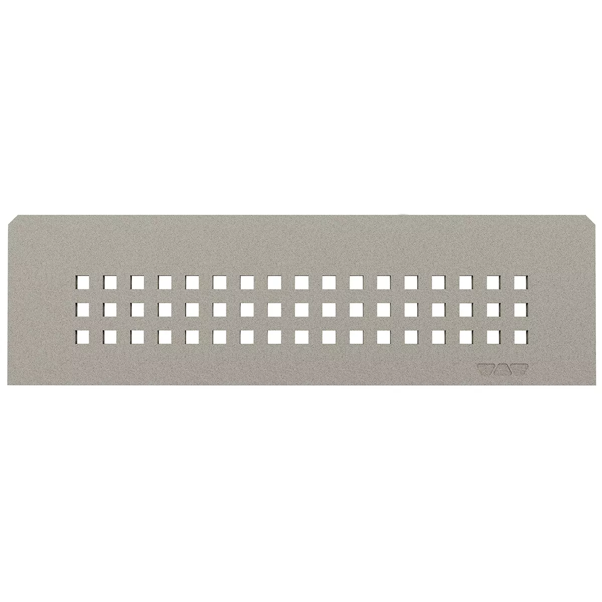 Schlüter téglalap alakú fali polc, 30x8,7 cm, négyzet alakú, szürke