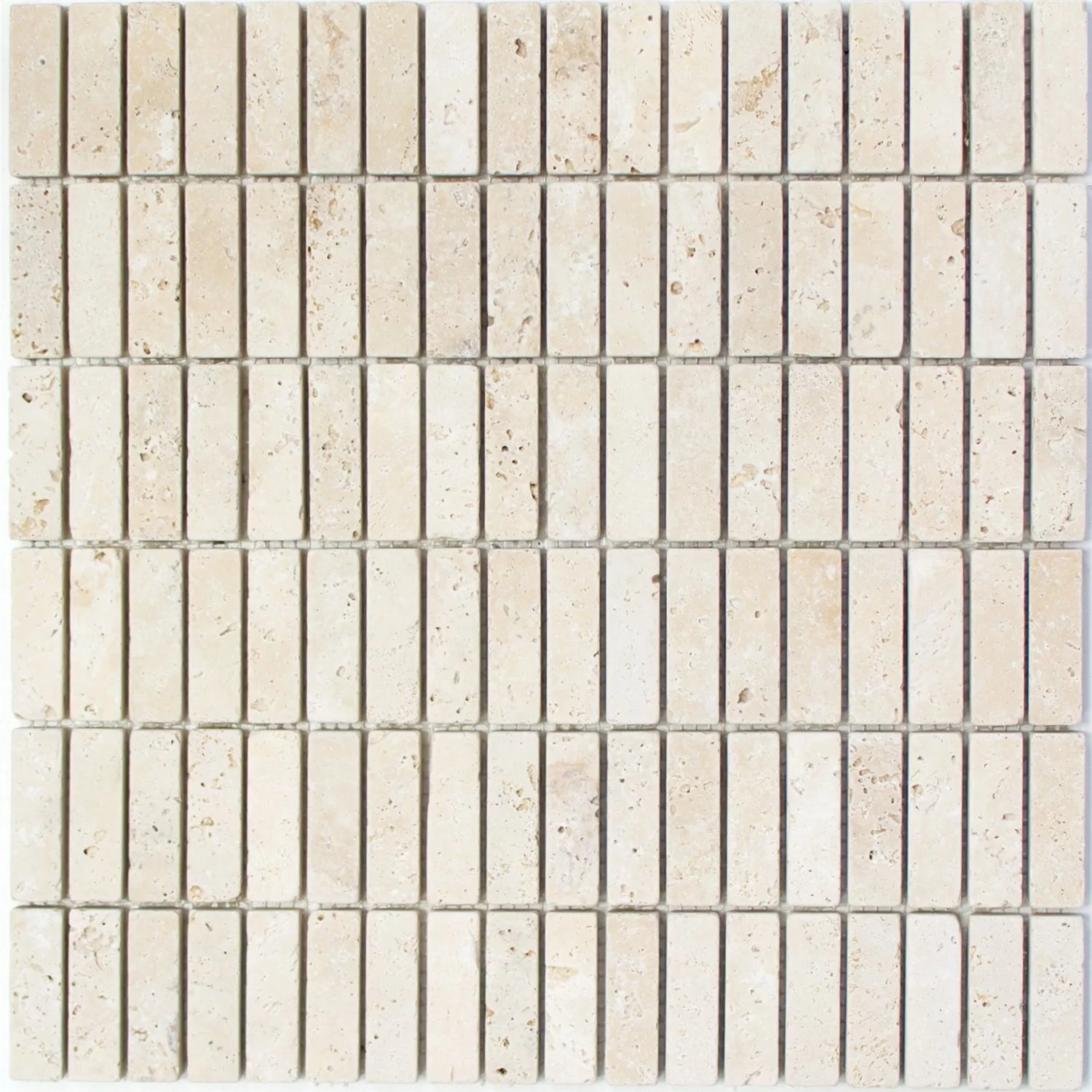 Mozaik Csempe Travertin Barga Bézs Sticks