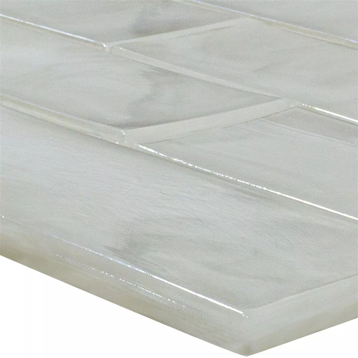 Üvegmozaik Csempék Andalucia Brick Fehér Üvegmozaik Csempék Andalucia Brick Fehér