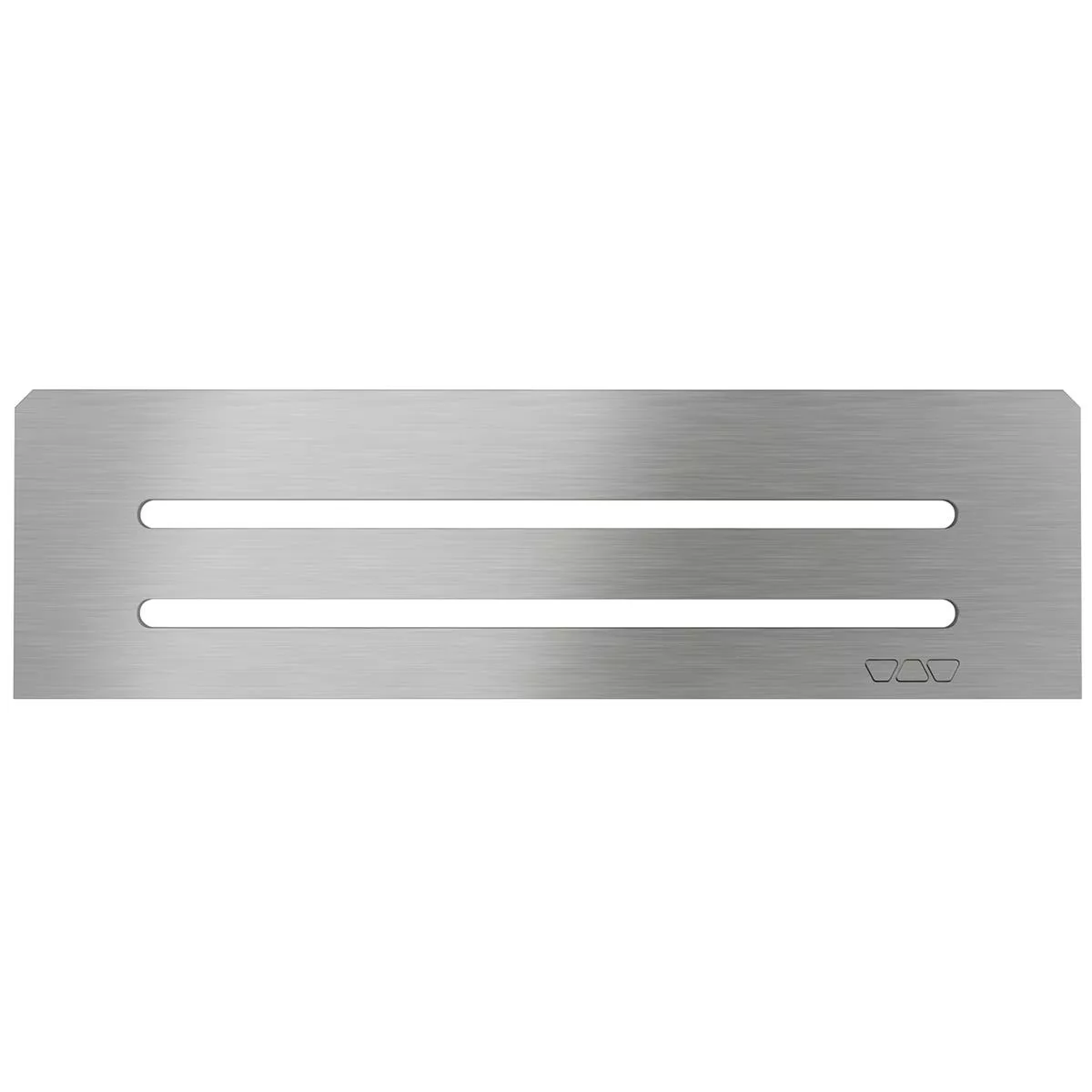 Schlüter téglalap alakú fali polc 30x8,7 cm Hullám ezüst