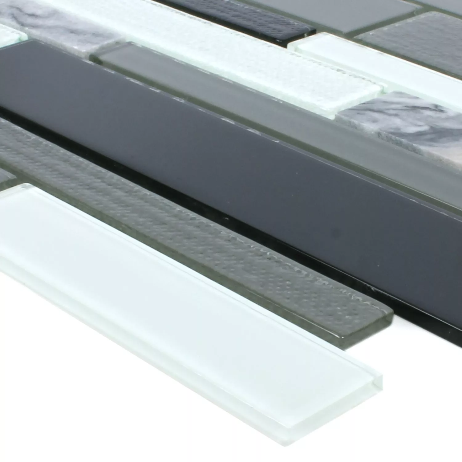 Mozaik Csempe Üveg Természetes Kő Kalamos Fekete Fehér Mozaik Csempe Üveg Természetes Kő Kalamos Fekete Fehér