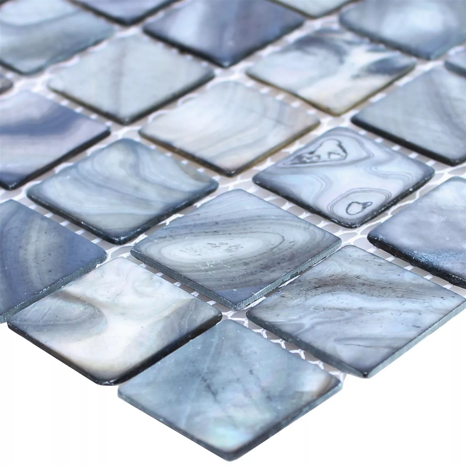 Mozaik Csempe Üveg Gyöngyház Hatású Shell