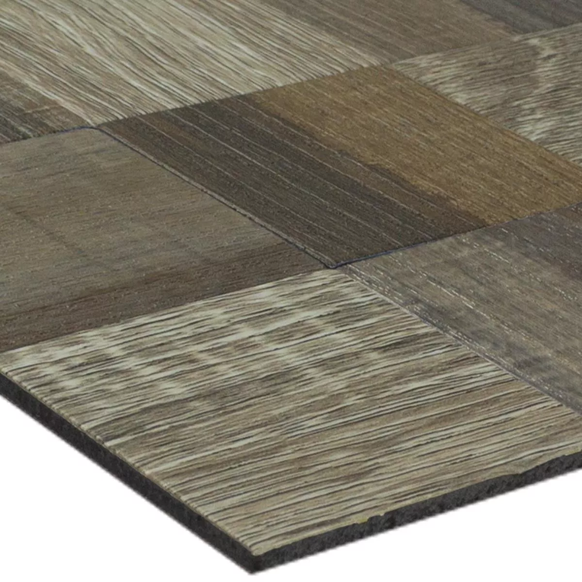 Fém Mozaik Csempe Öntapadós Fa Megjelenés Skypia Barna Bézs