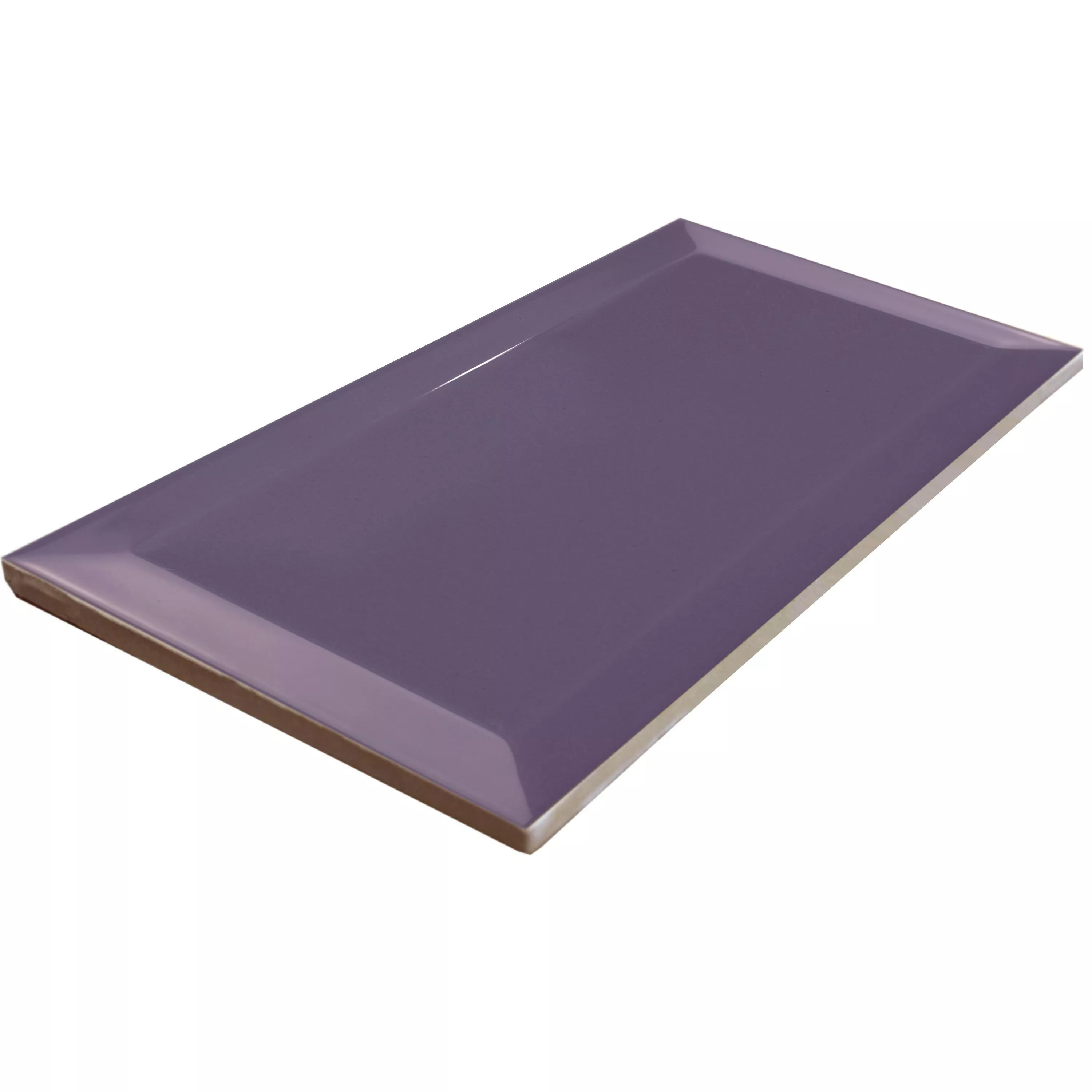 Minta Metro Fali Csempe Brussel Fazetta 10x20x0,7cm Morado