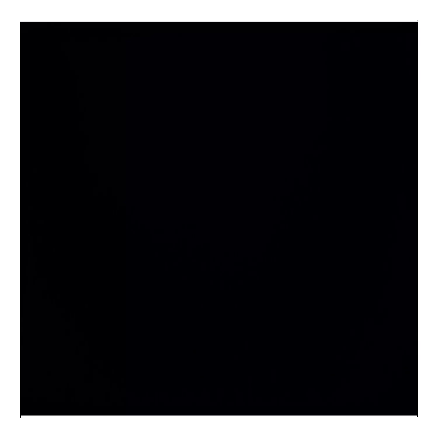 Metró csempe Fekete Deres 10x10 cm Fazetta Nélkül Freyburg Negro