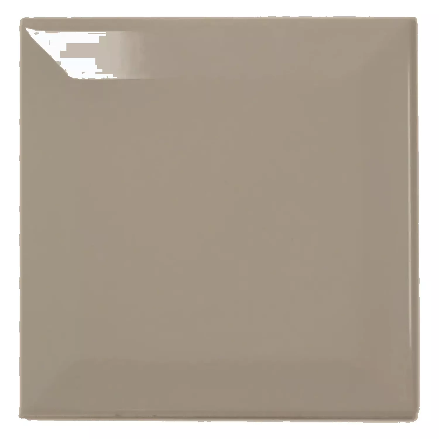 Metró csempe Barna Csillogó 10x10 cm Fazetta Catarina Mink