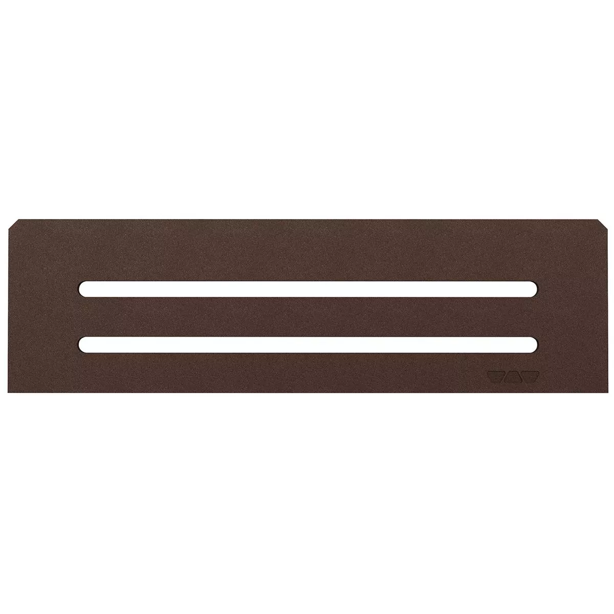 Schlüter téglalap alakú fali polc 30x8,7 cm Hullámos bronz