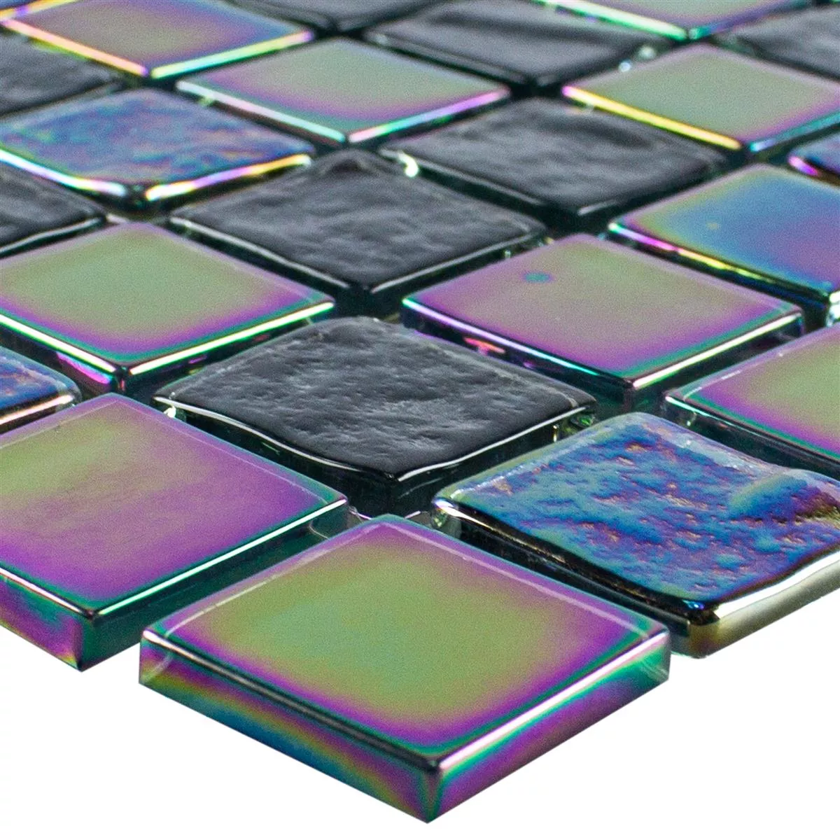 Üvegmozaik Csempék Gyöngyház Hatású Manor Fekete Üvegmozaik Csempék Gyöngyház Hatású Manor Fekete