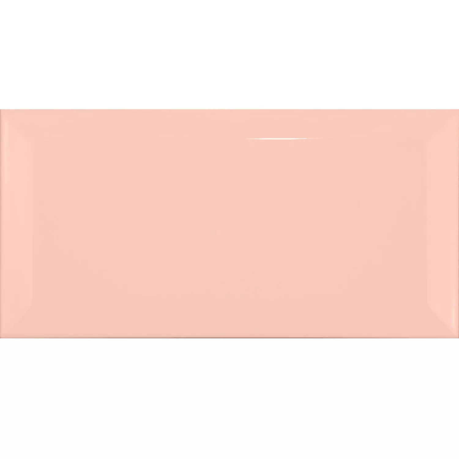 Metró csempe Narancssárga Csillogó 7,5x15 cm Fazetta Pitcox Salmon