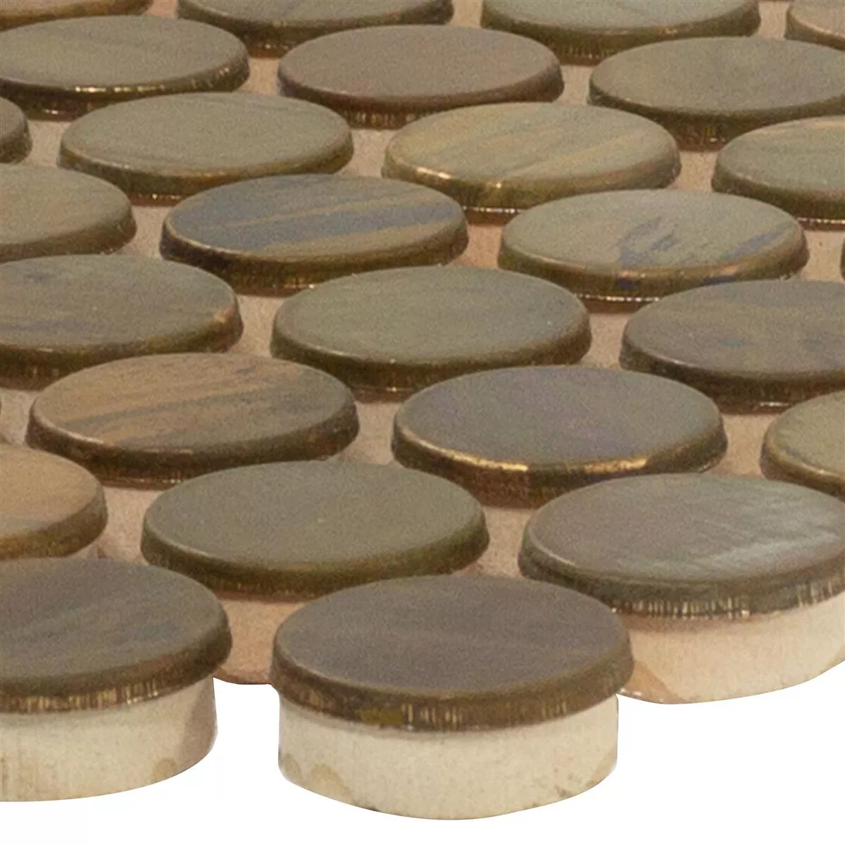 Fém Réz Mozaik Csempe Copperfield Gomb Fém Réz Mozaik Csempe Copperfield Gomb